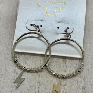 Silver Lightning Earrings